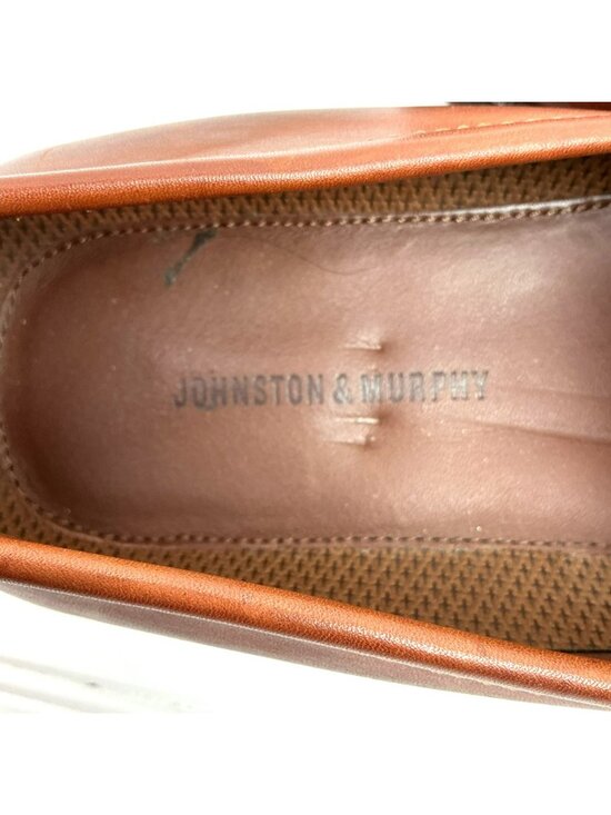 Johnston & Murphy Aragon ll Kiltie Tassel Leather Loafers Mens 10M Brown Classic main image 11